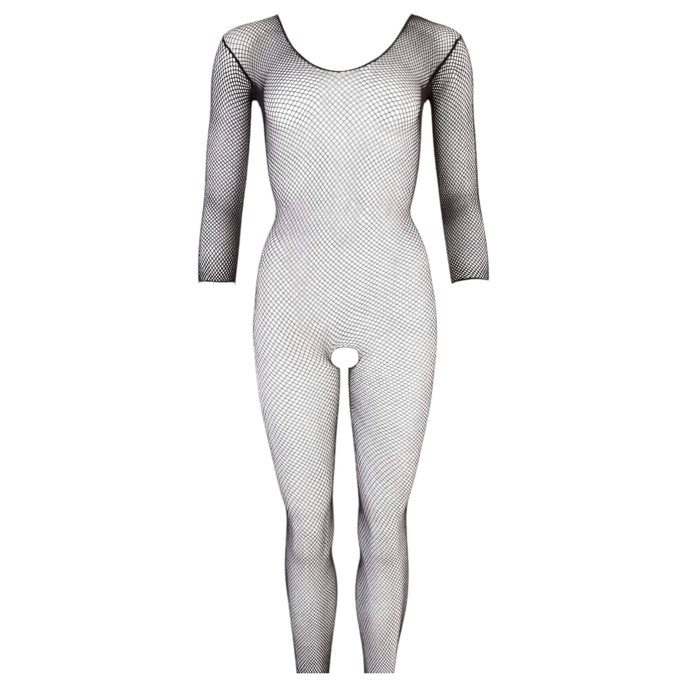 NO:XQSE - Egészalakos necc overál - fekete #3