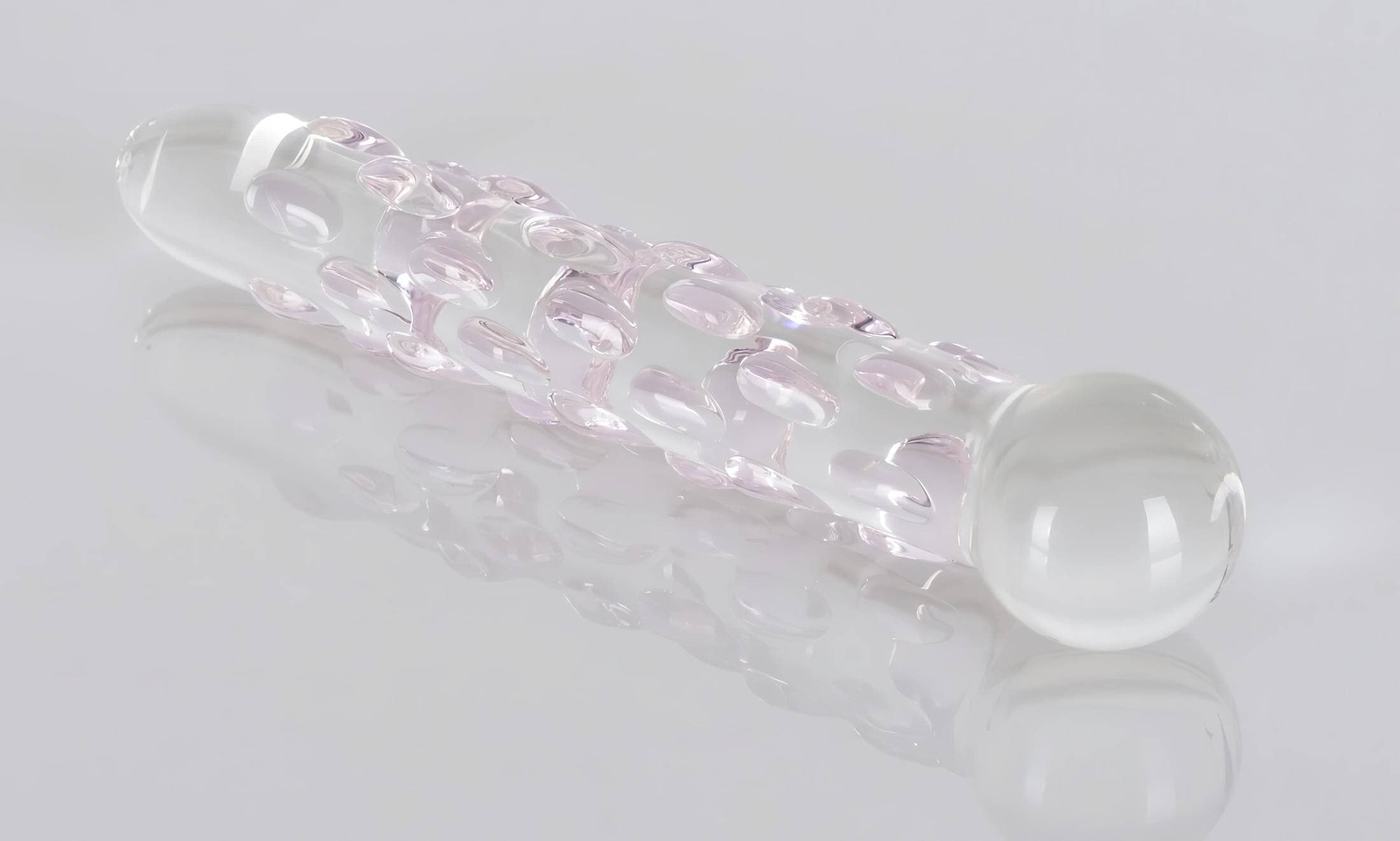 Icicles No. 7 - gyöngyös üveg dildó #6