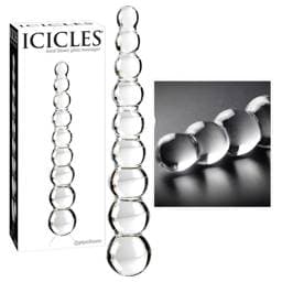 Icicles No. 2 - gömbös üveg dildó #1