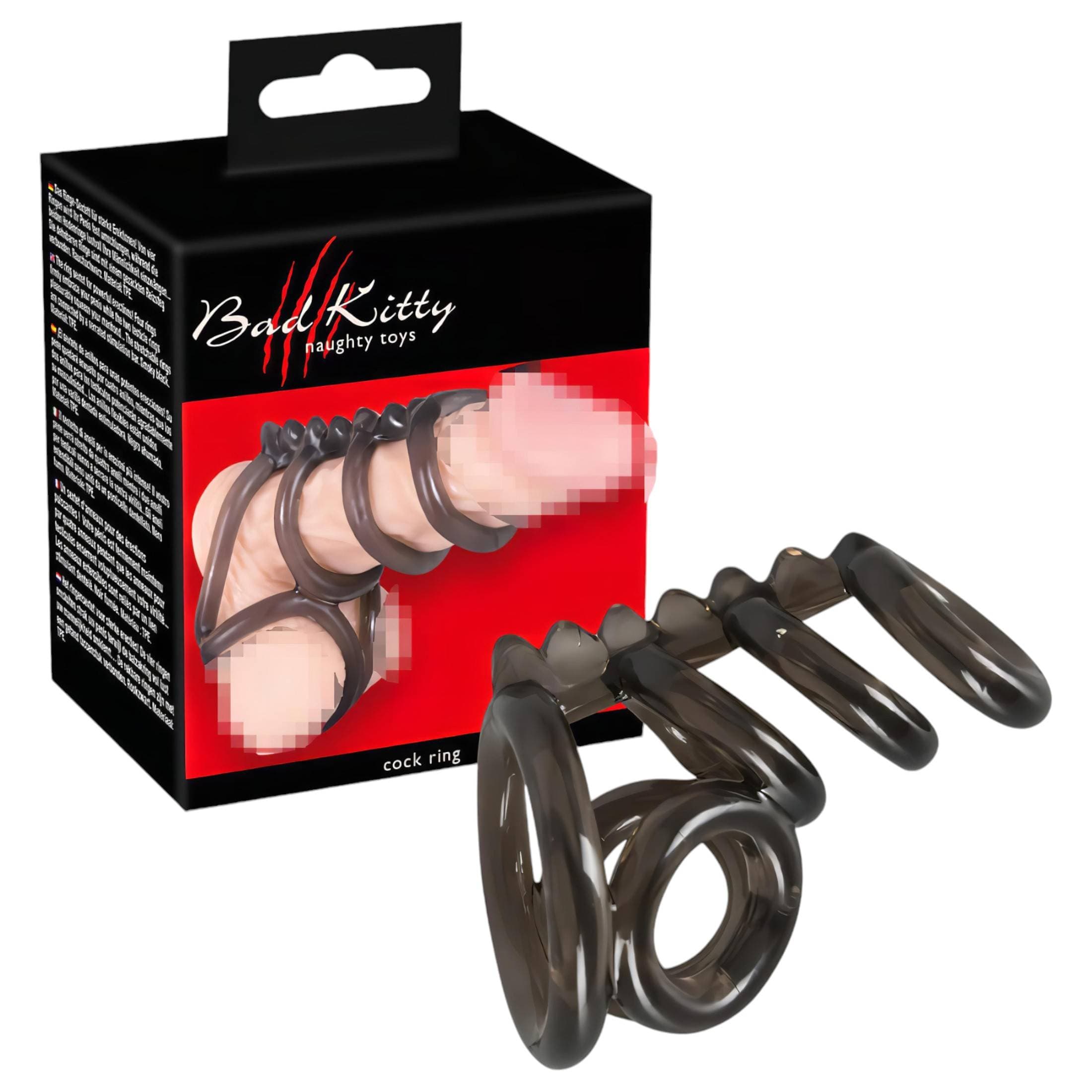 Bad Kitty - tüskés pénisz- és heregyűrű #2