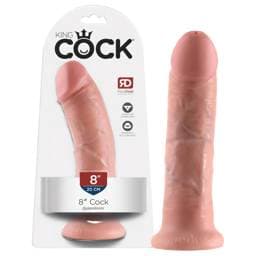 King Cock 8 dildó (20 cm) - natúr #1