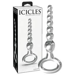 Icicles No. 67 - gömbös üveg dildó #1
