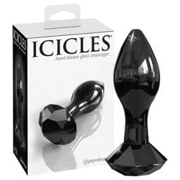 Icicles No. 78 - kúpos üveg anál plug #1