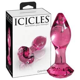 Icicles No. 79 - kúpos üveg anál plug #1
