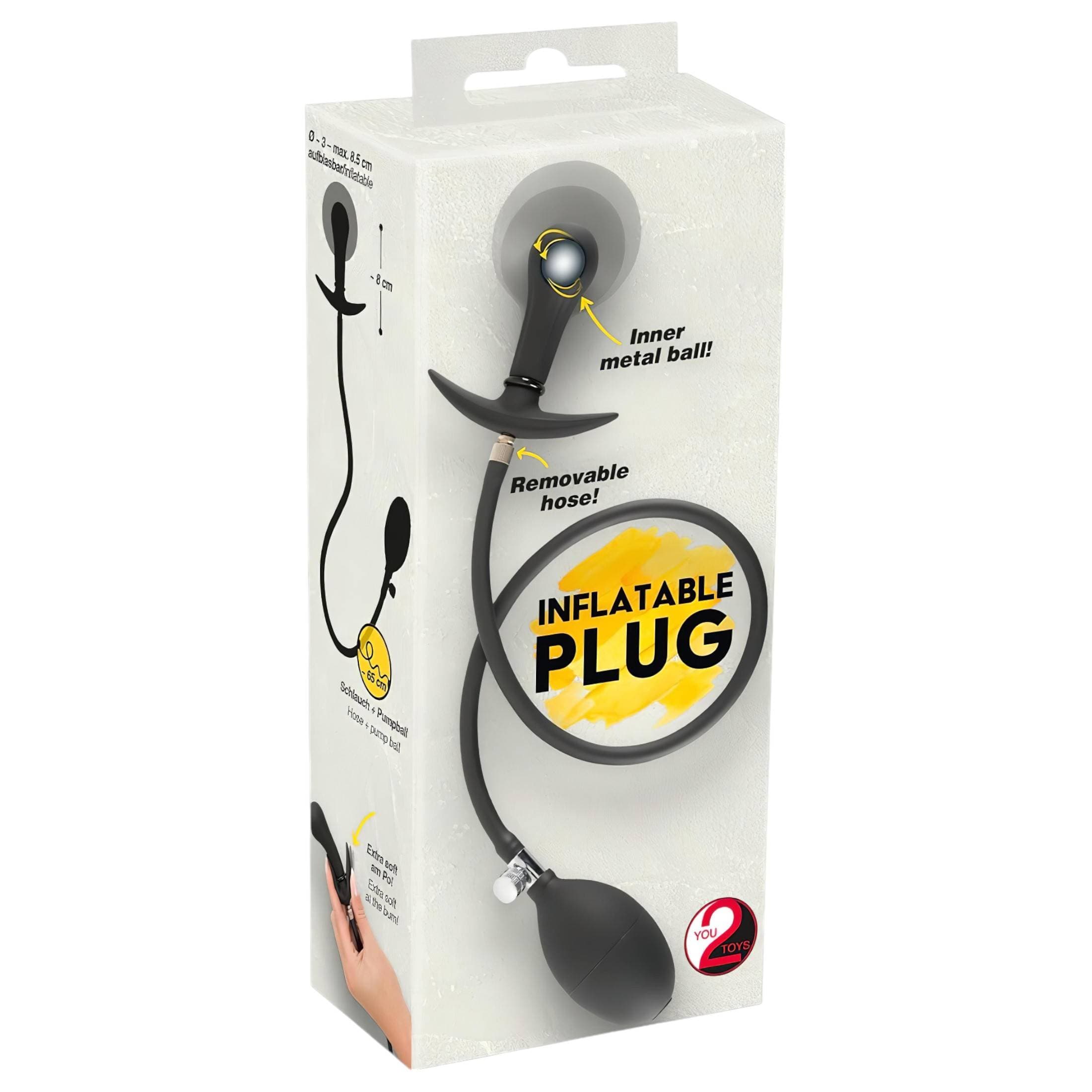You2Toys - golyós, pumpálható anál plug #1