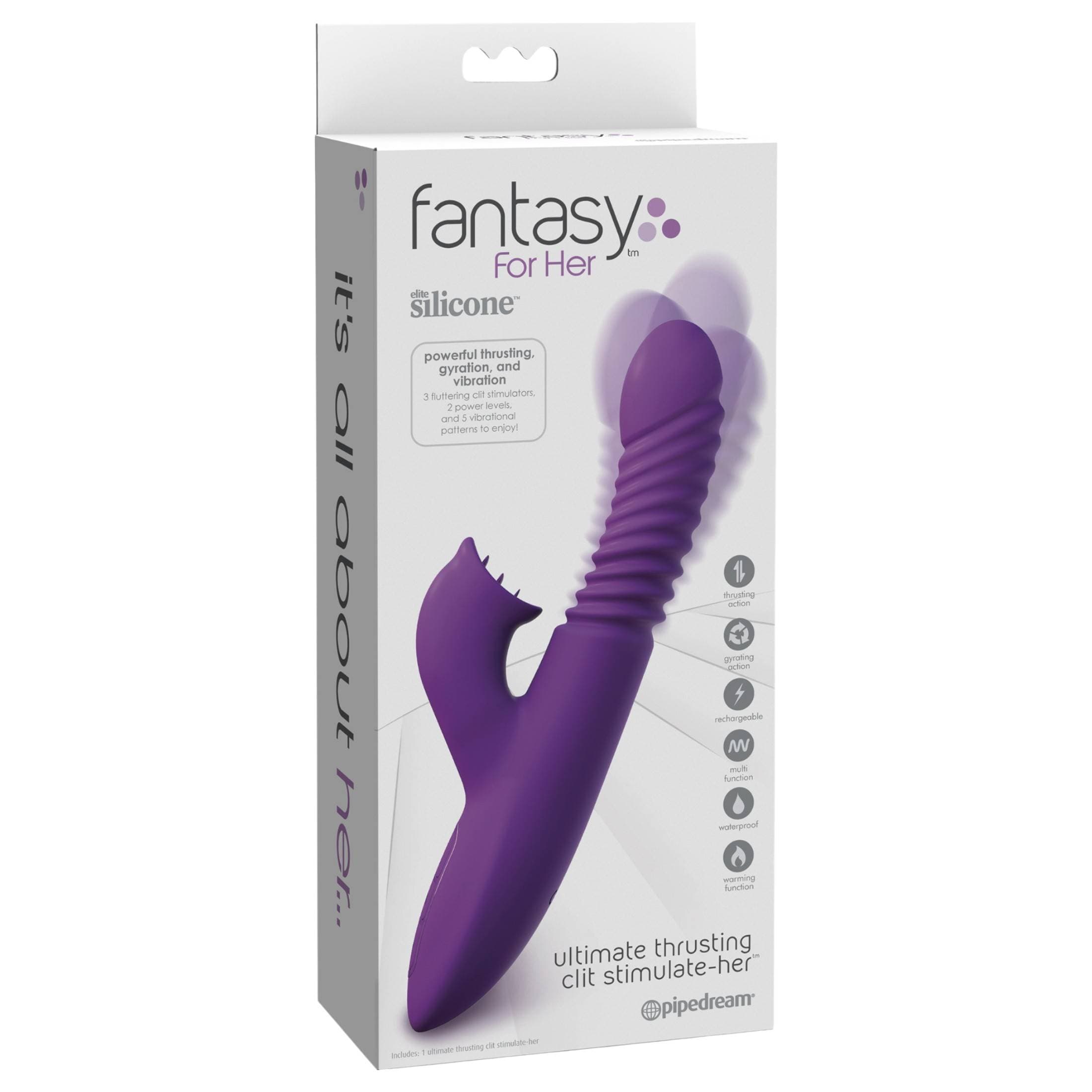 Fantasy For Her - 3in1 lökő vibrátor melegítő funkcióval #2
