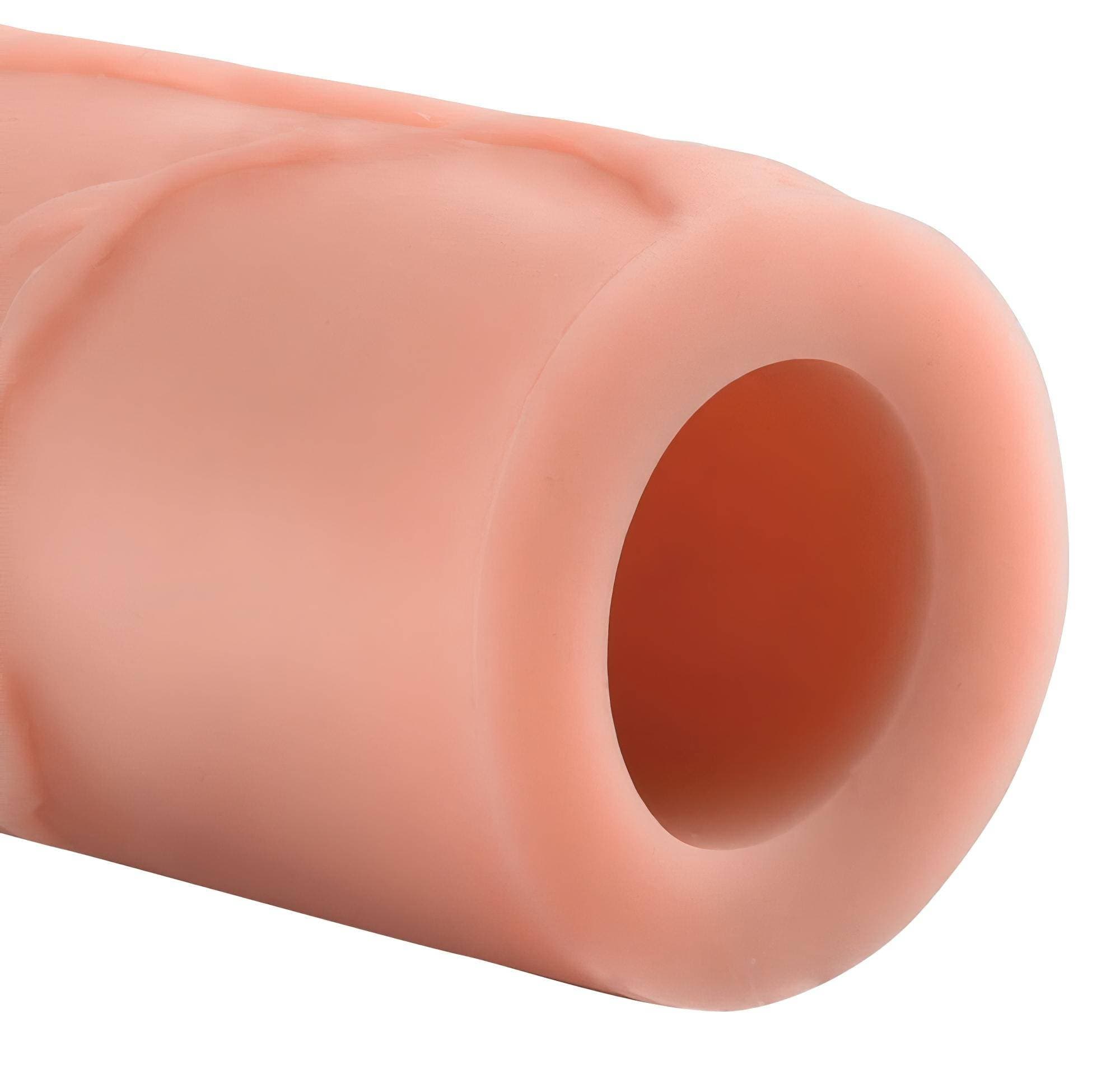 X-TENSION Perfect 2 - élethű péniszköpeny (20,3cm) - natúr #3
