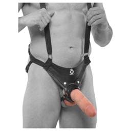 King Cock Strap-on 10 - üreges felcsatolható dildó 25cm #1