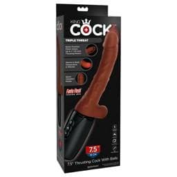 King Cock Plus 7,5 - herés lökő vibrátor #1