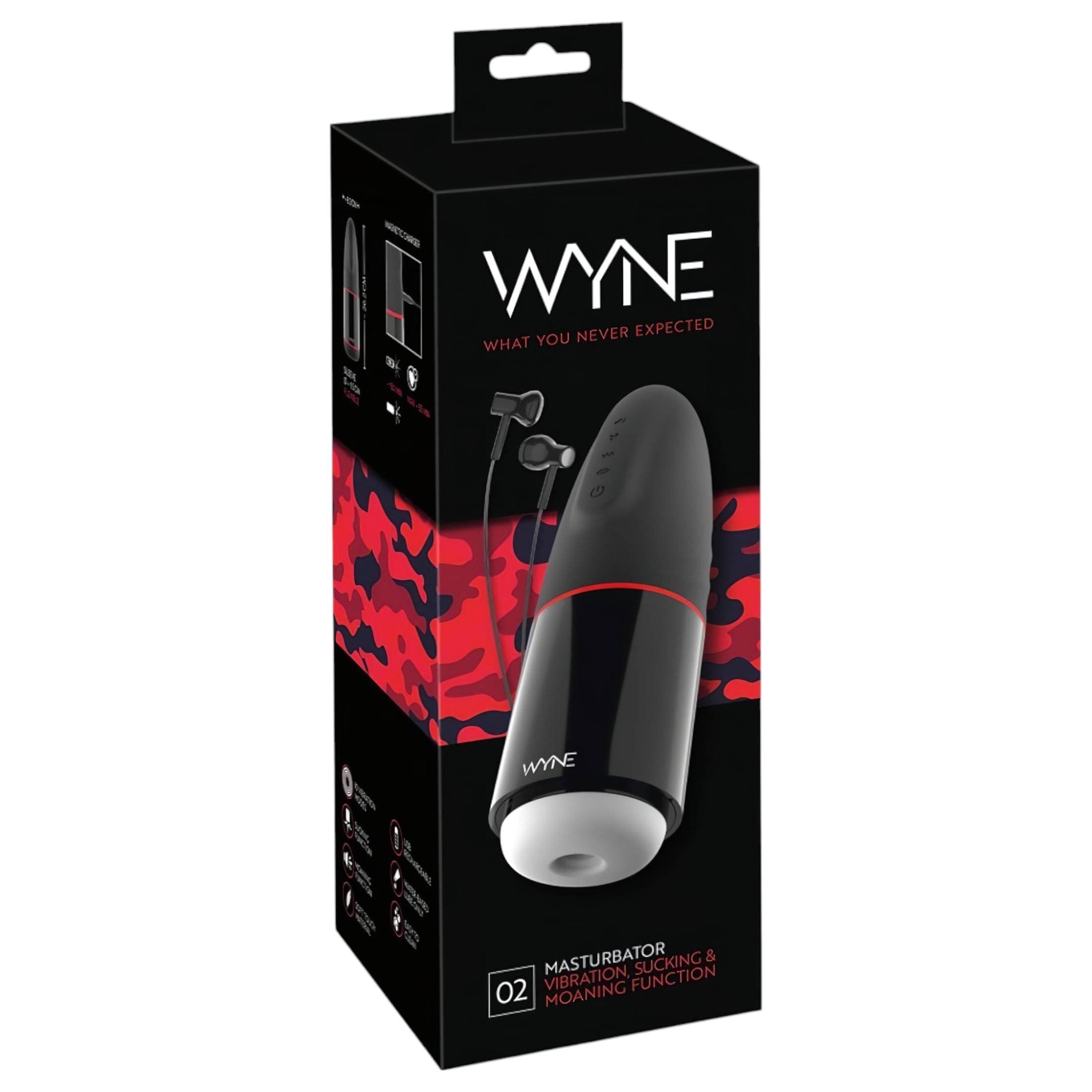 WYNE 02 - akkus, rezgő-szívó maszturbátor #2