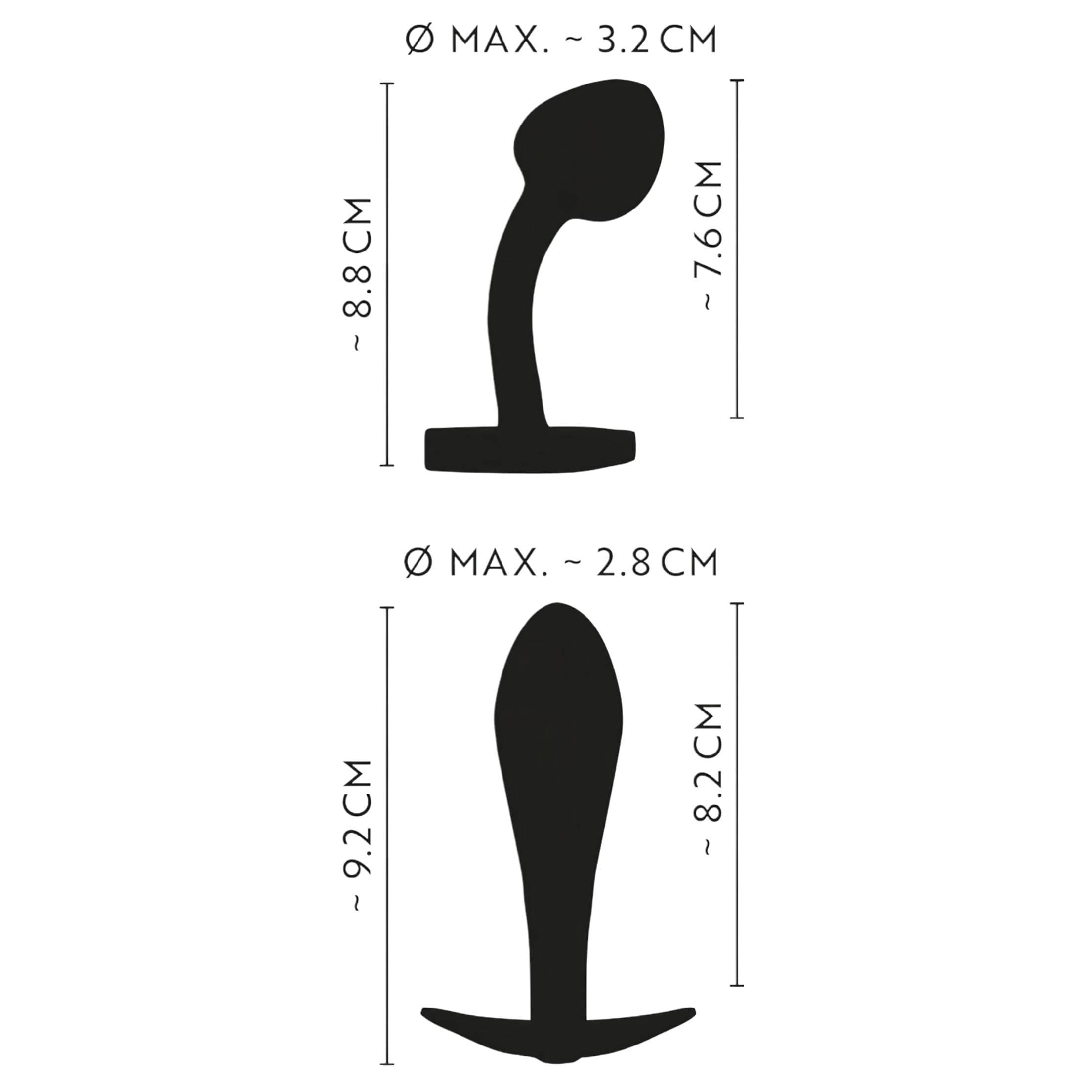 ANOS Metal Rainbow - fém anál plug szett #7