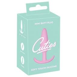 Cuties Mini Butt Plug - szilikon anál plug - pink #1