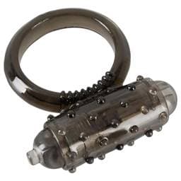 You2Toys - szilikon vibrációs péniszgyűrű - fekete #1