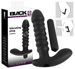 Black Velvets redős vibrátor - közepes #1