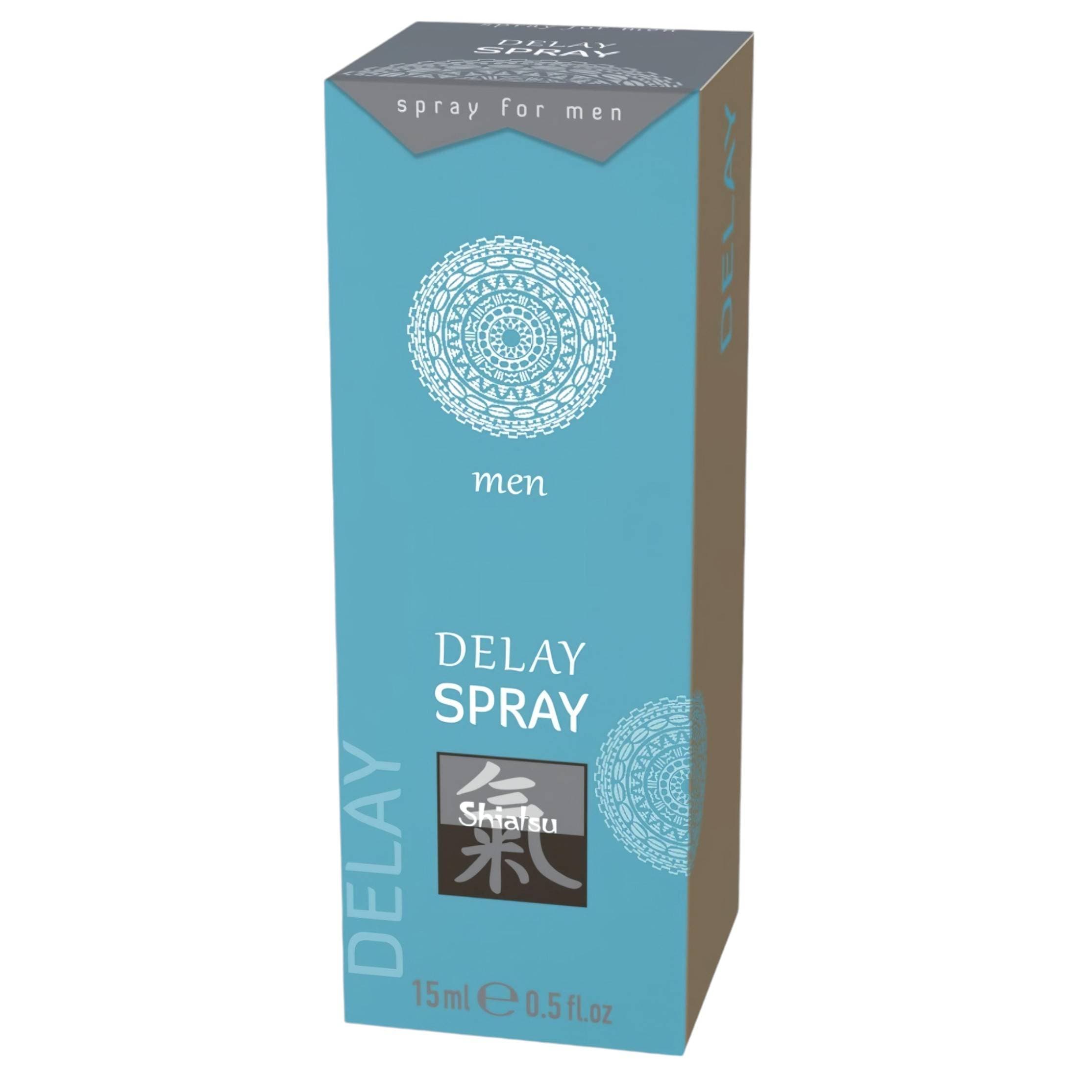 HOT Shiatsu Delay - magömlés késleltető spray férfiaknak #1