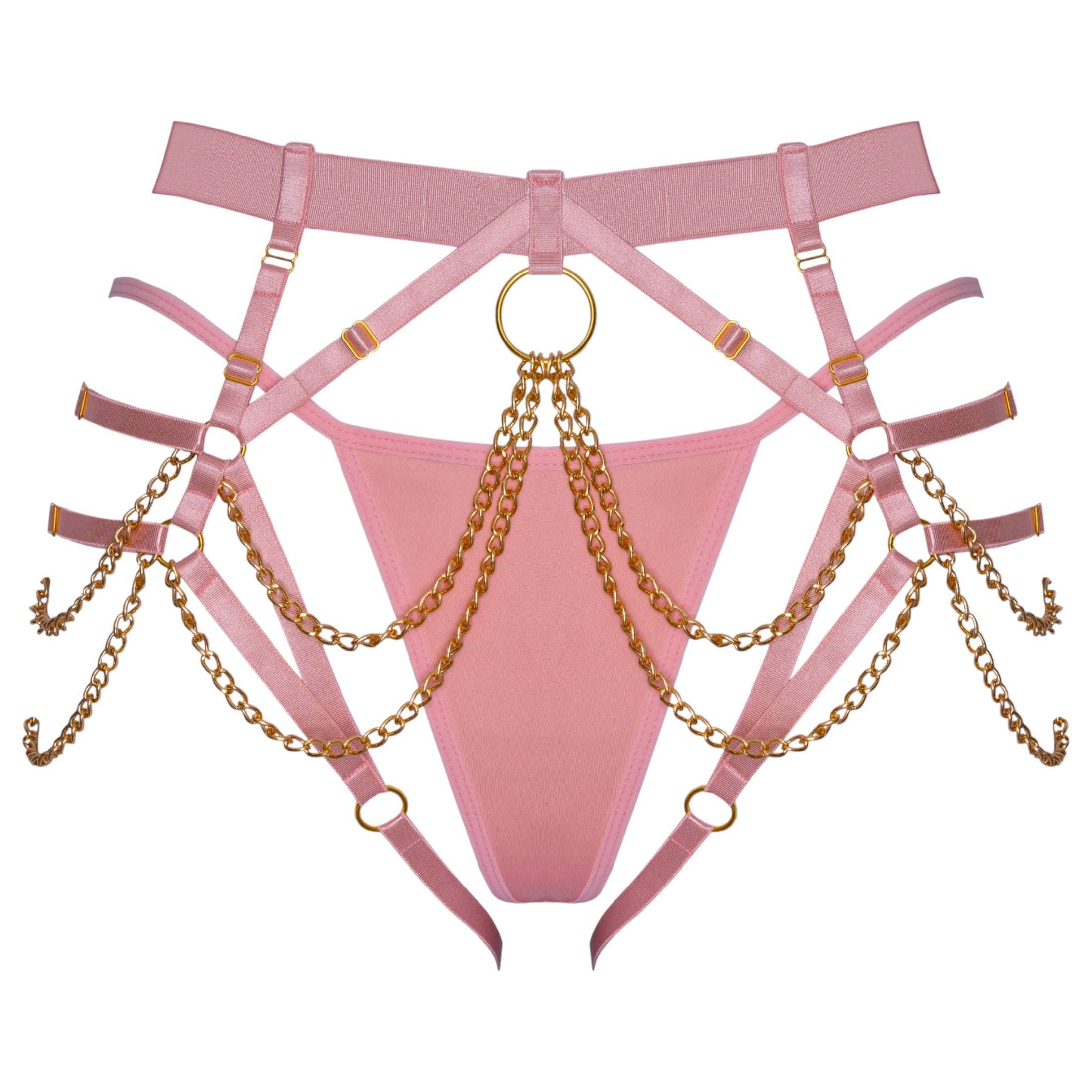 Bad Kitty - láncos hám tangával #5