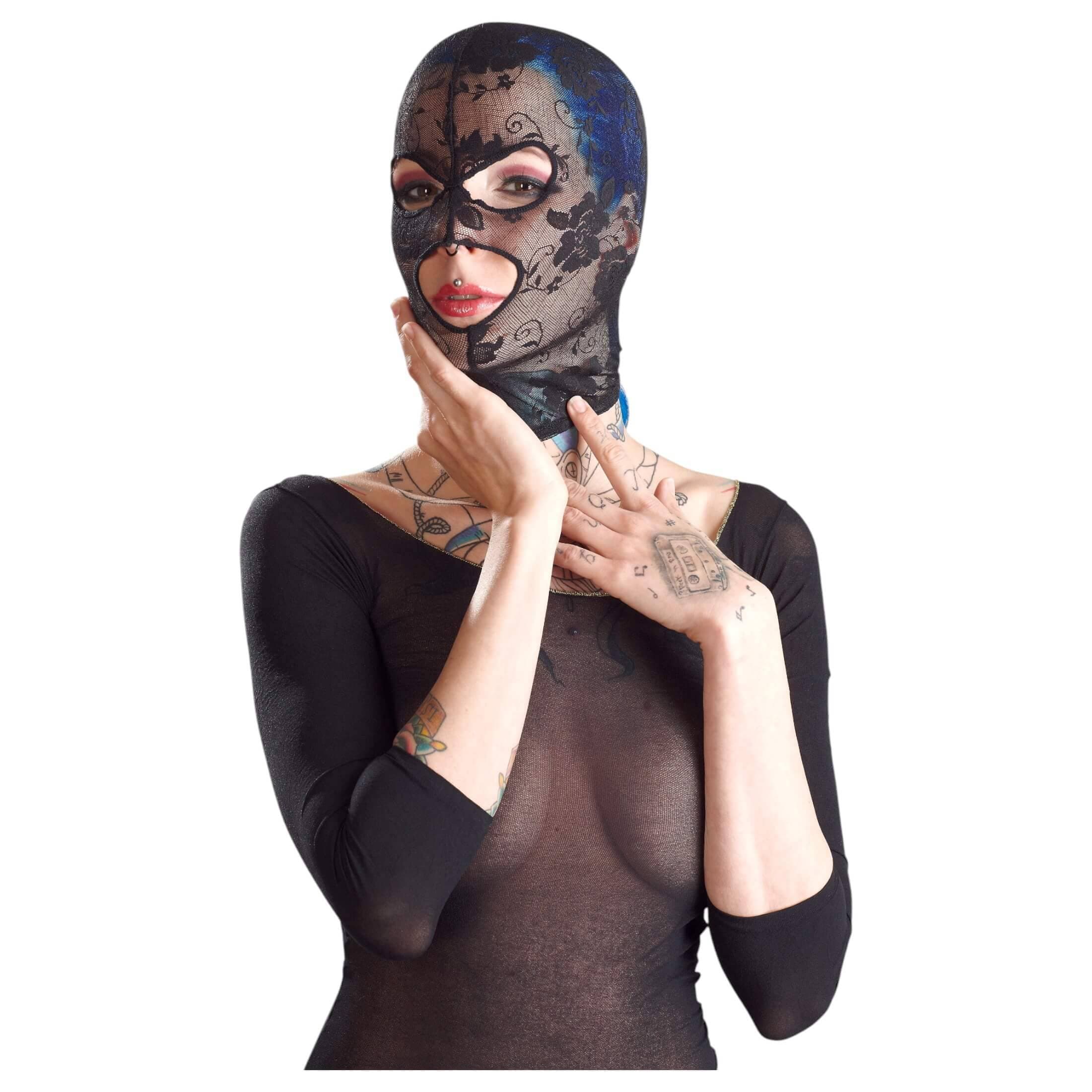 Bad Kitty - csipke szopó maszk #4