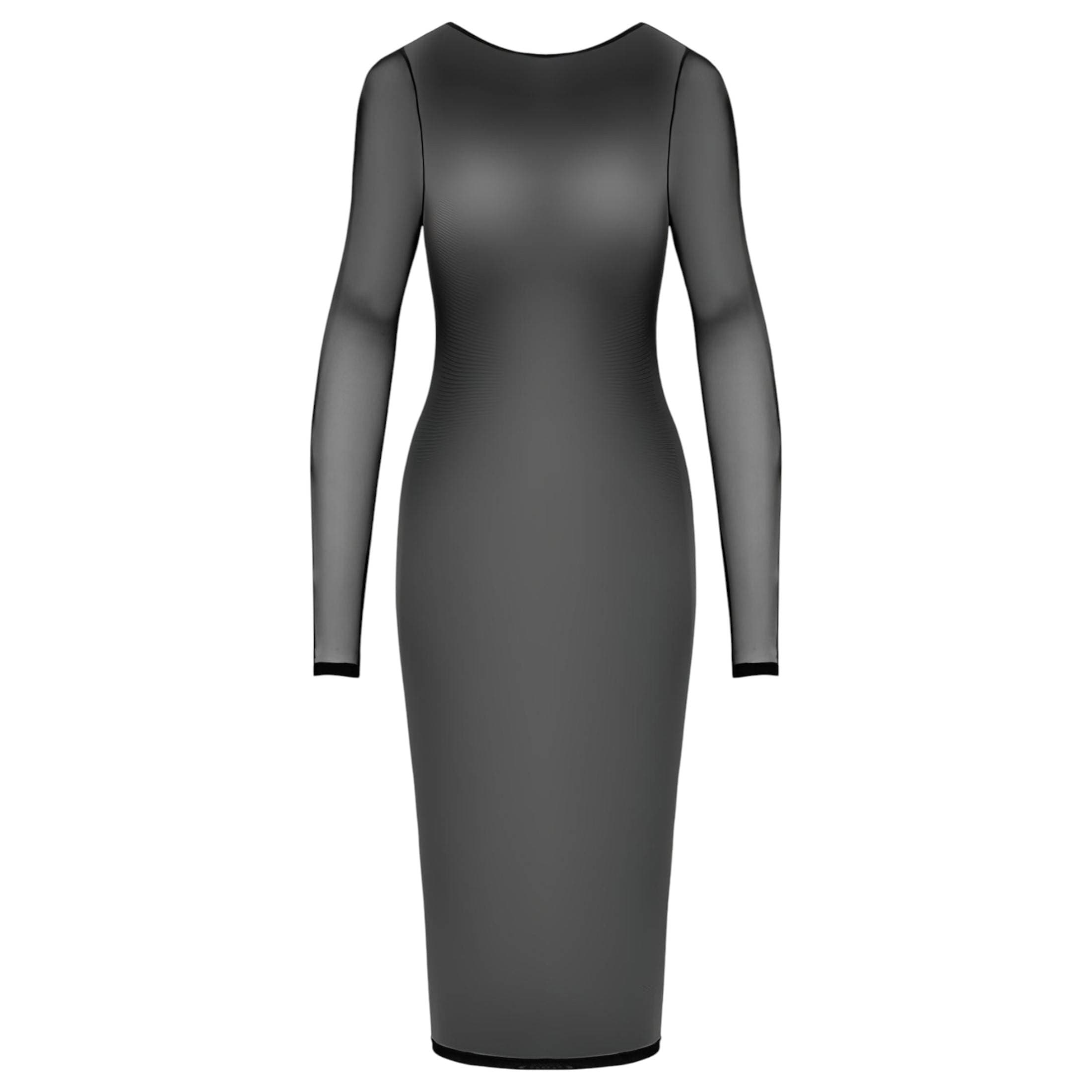 Cottelli Party - áttetsző, cipzáras ruha #4