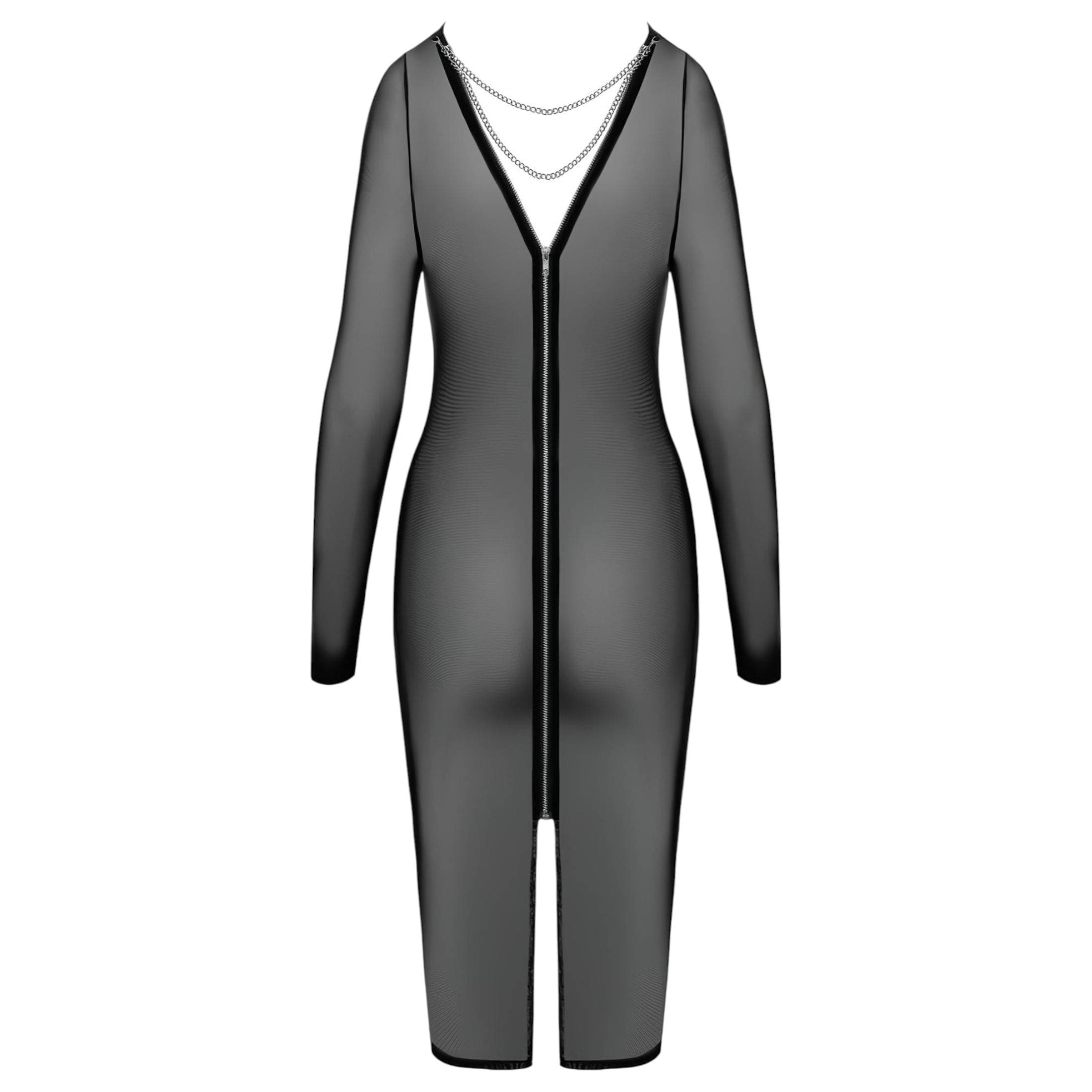 Cottelli Party - áttetsző, cipzáras ruha #5