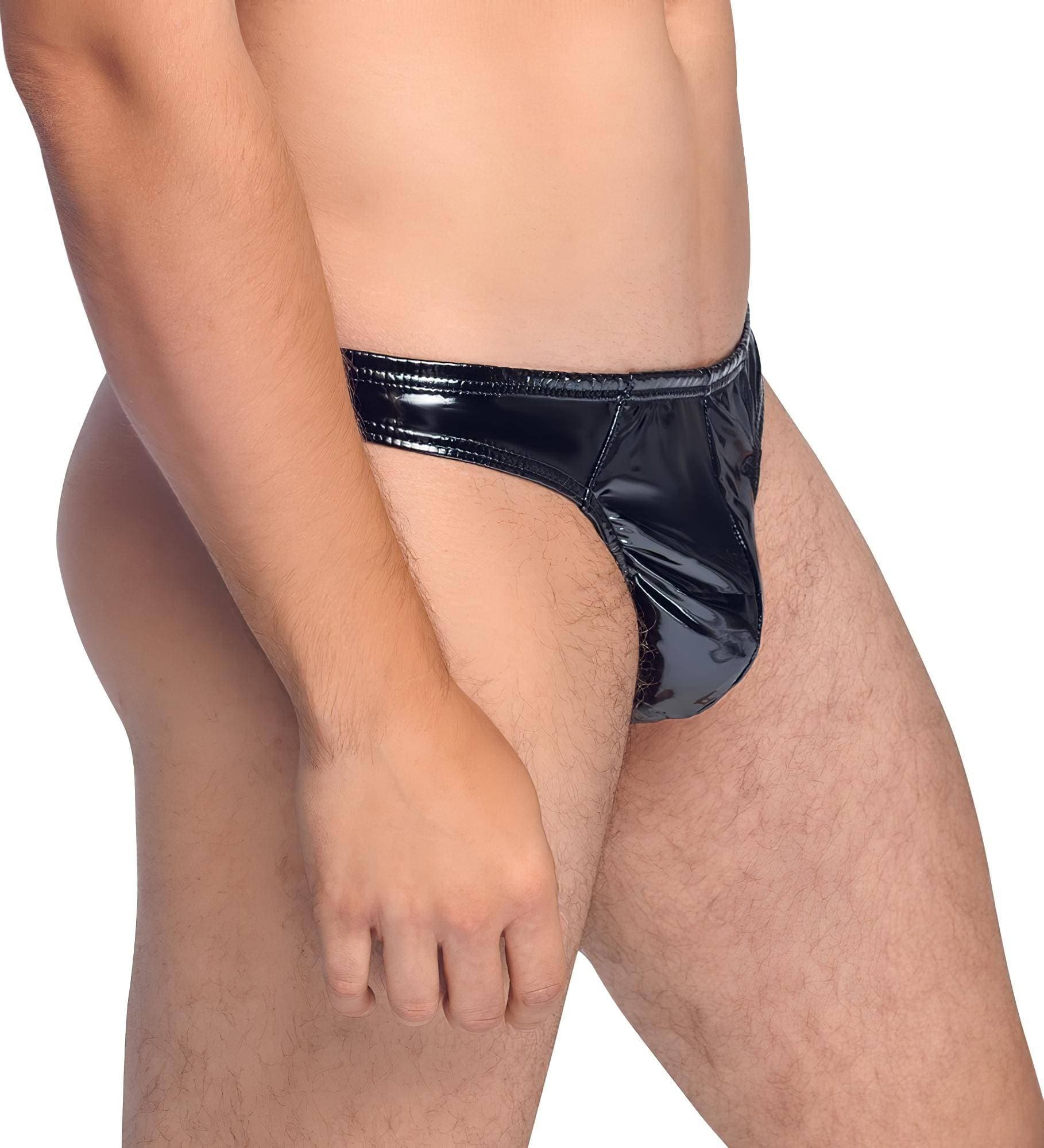 Black Level - klasszikus, lakk férfi tanga #3