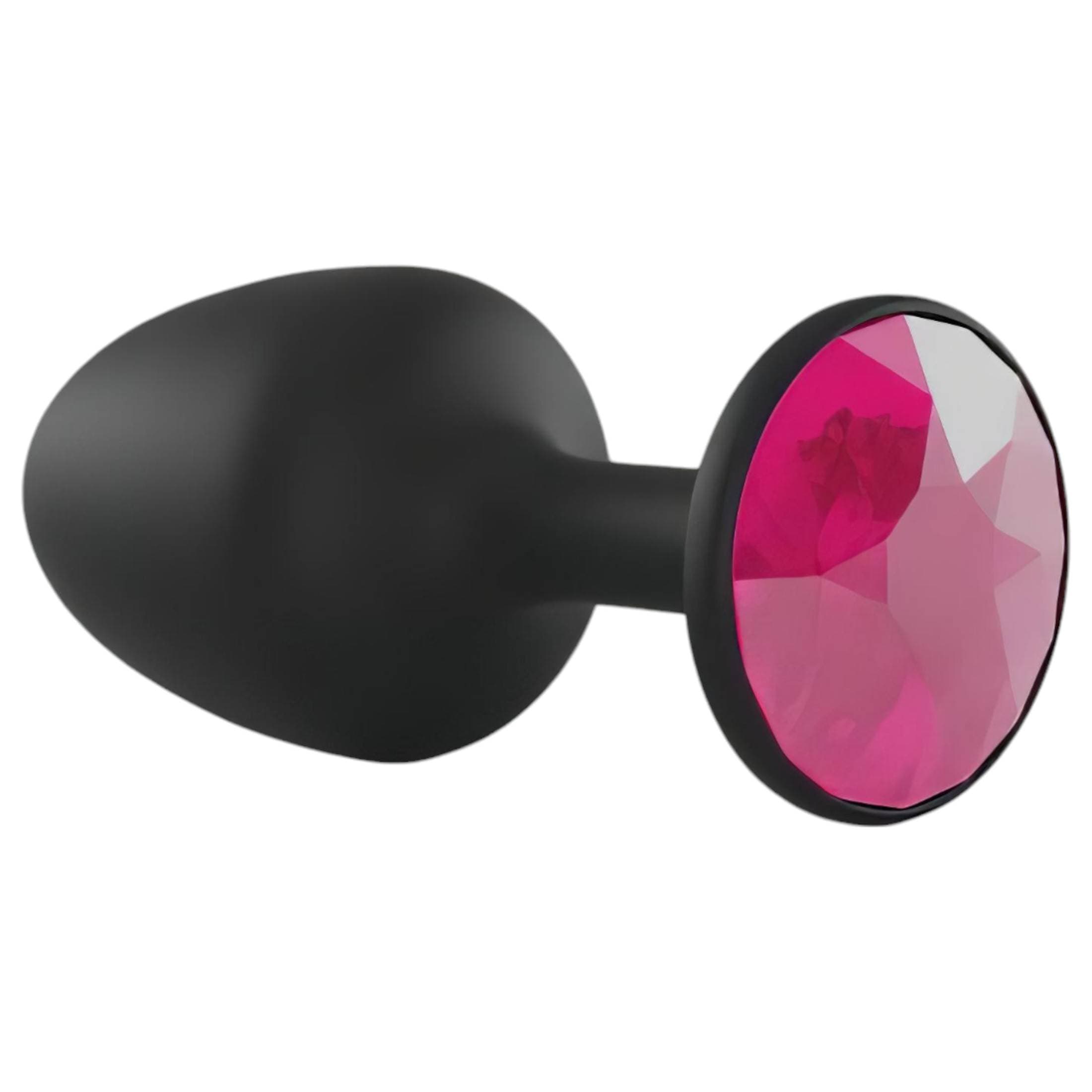 Dorcel Geisha Plug Ruby M - pink köves anál plug #4