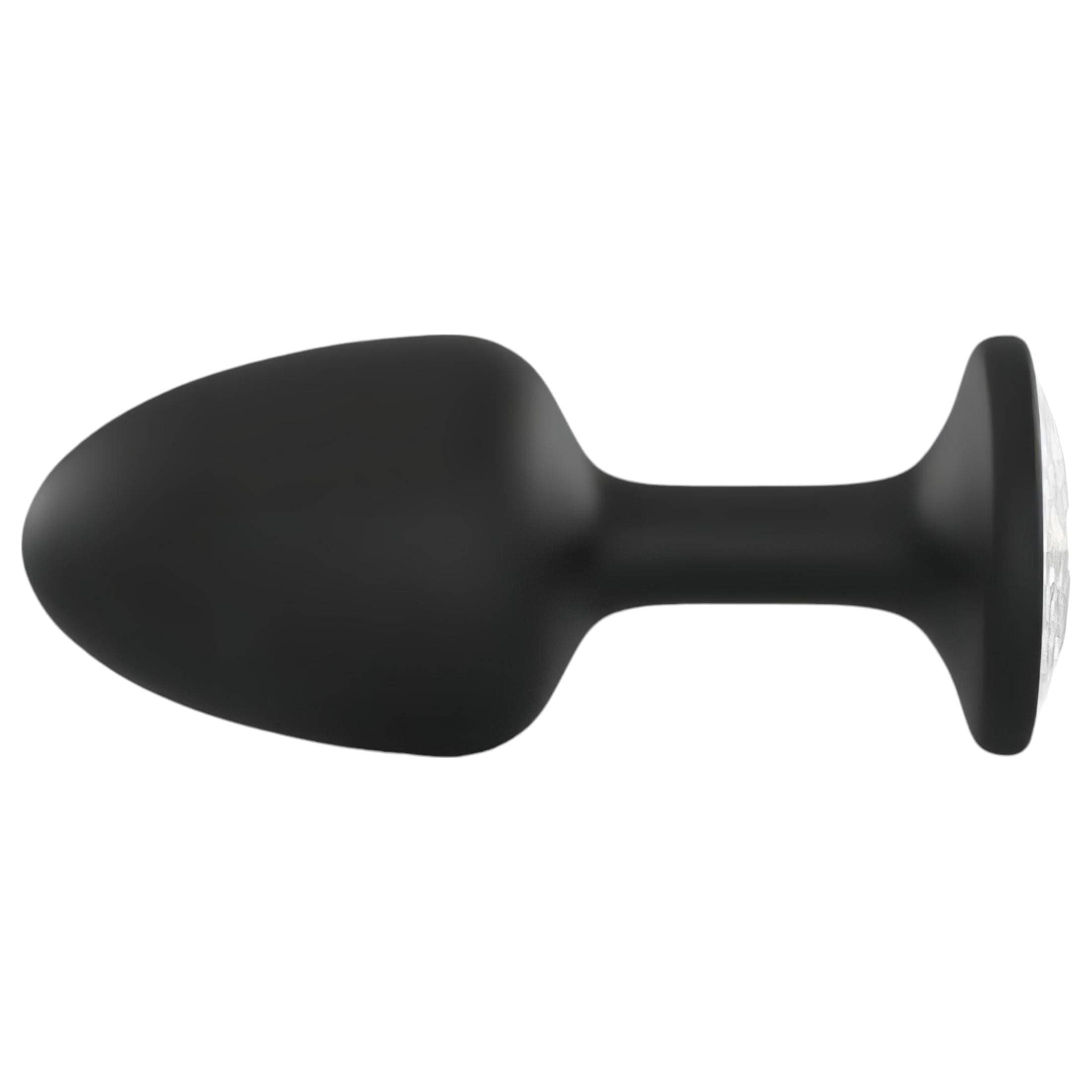 Dorcel Geisha Plug Diamond L - fehér köves anál plug #3