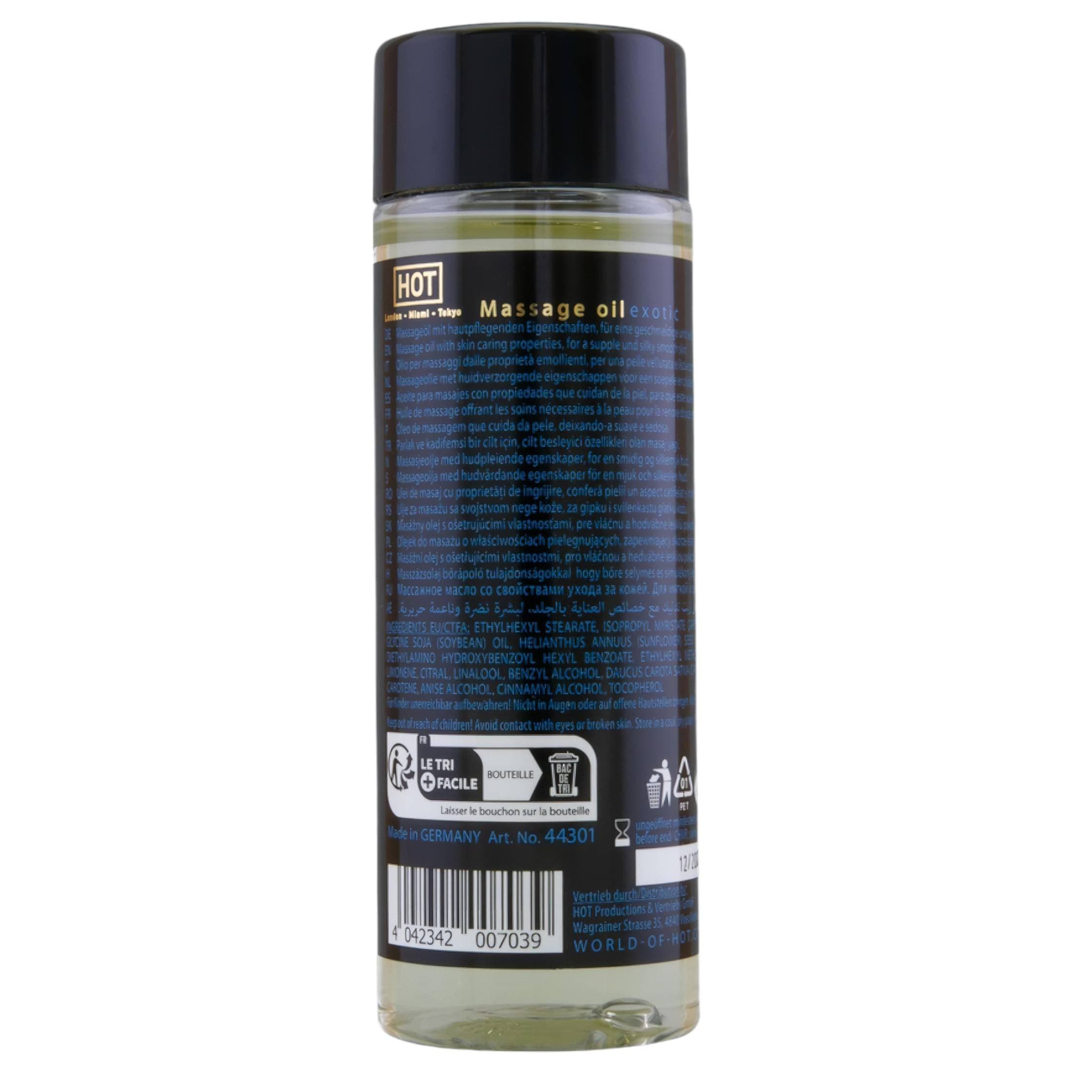 HOT bőrápoló masszázsolaj - exotic #2