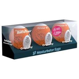 Satisfyer Egg Crunchy - tojás maszturbátor szett #1