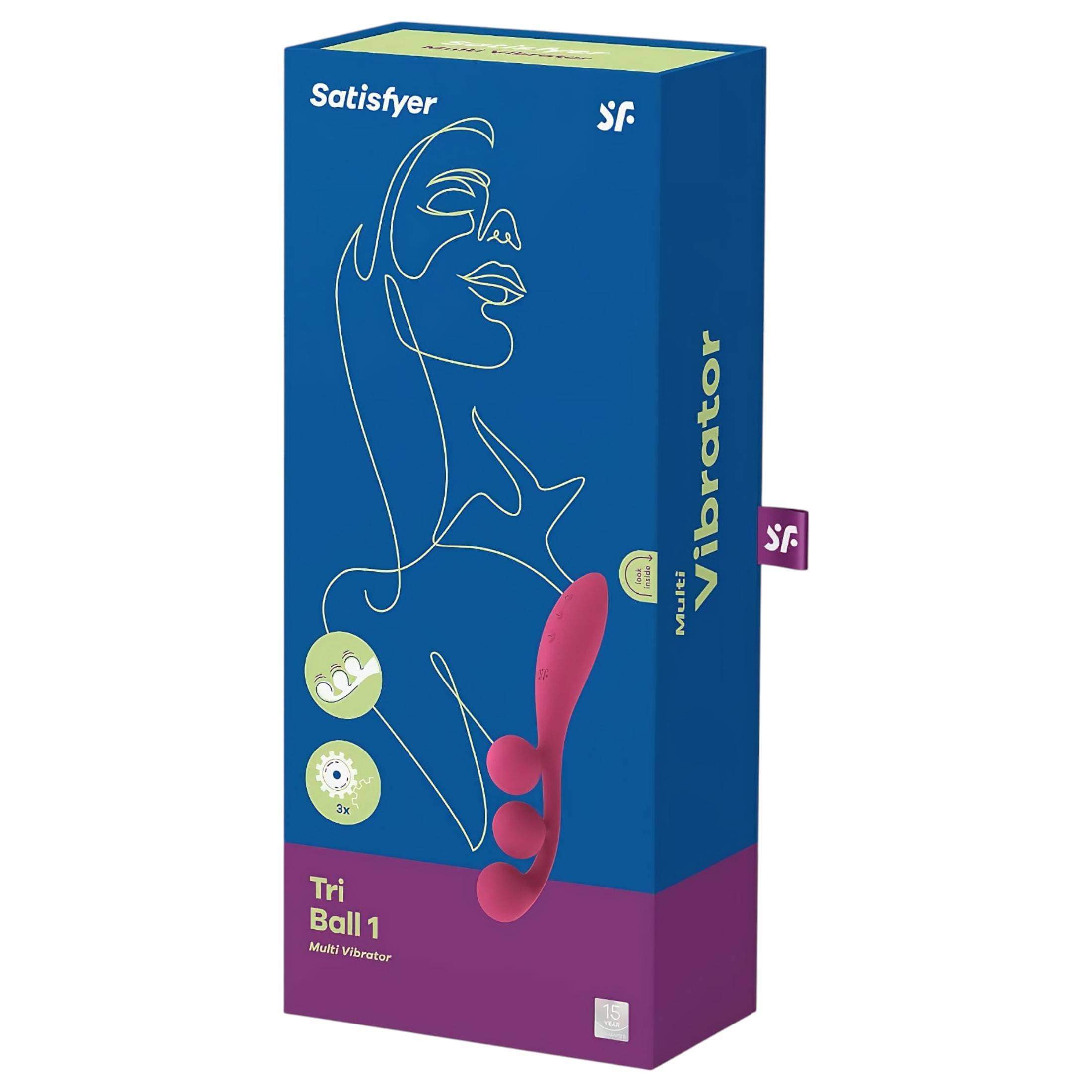 Satisfyer Tri Ball 1 - akkus, multifunkciós vibrátor #8