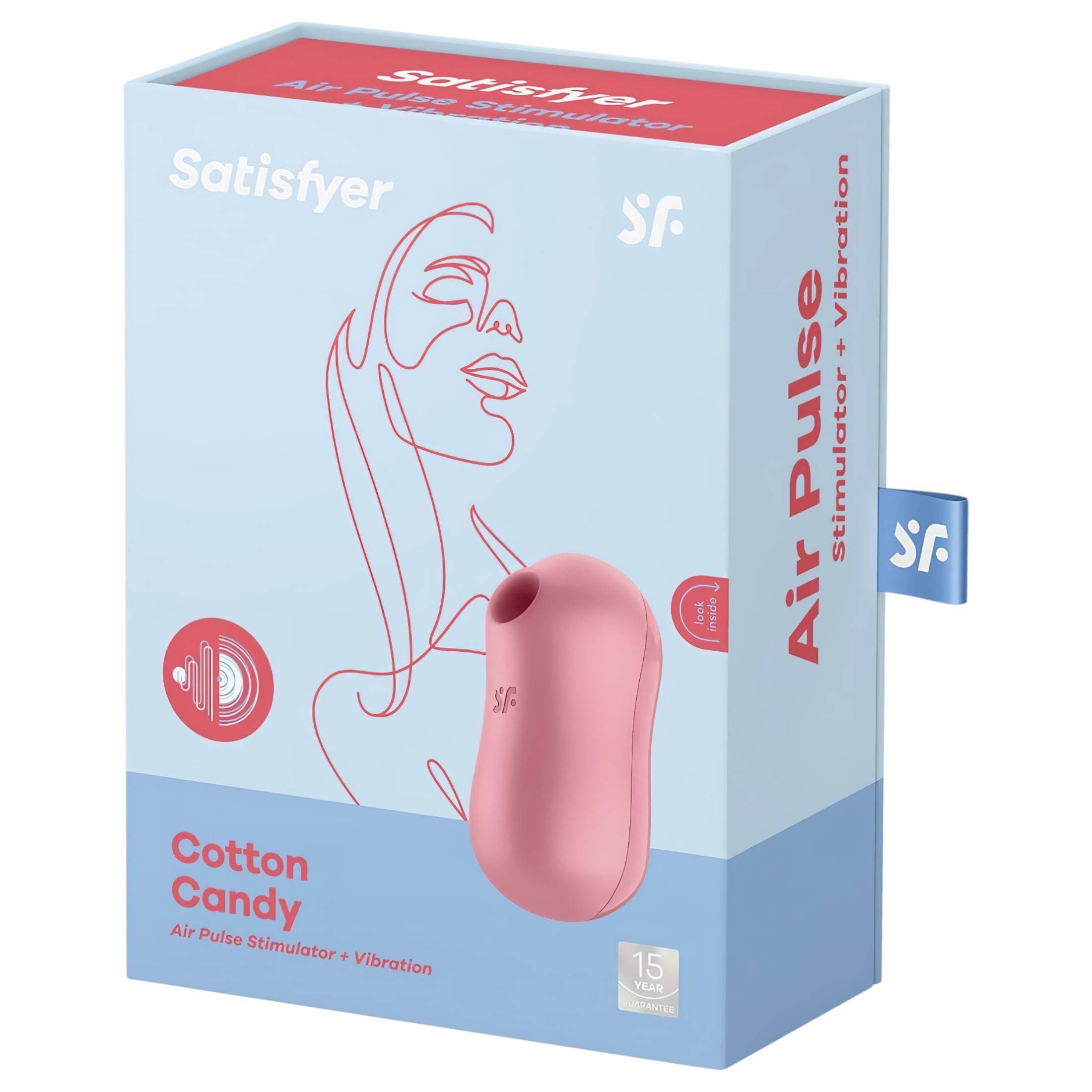 Satisfyer Cotton Candy - léghullámos csikló vibrátor #6