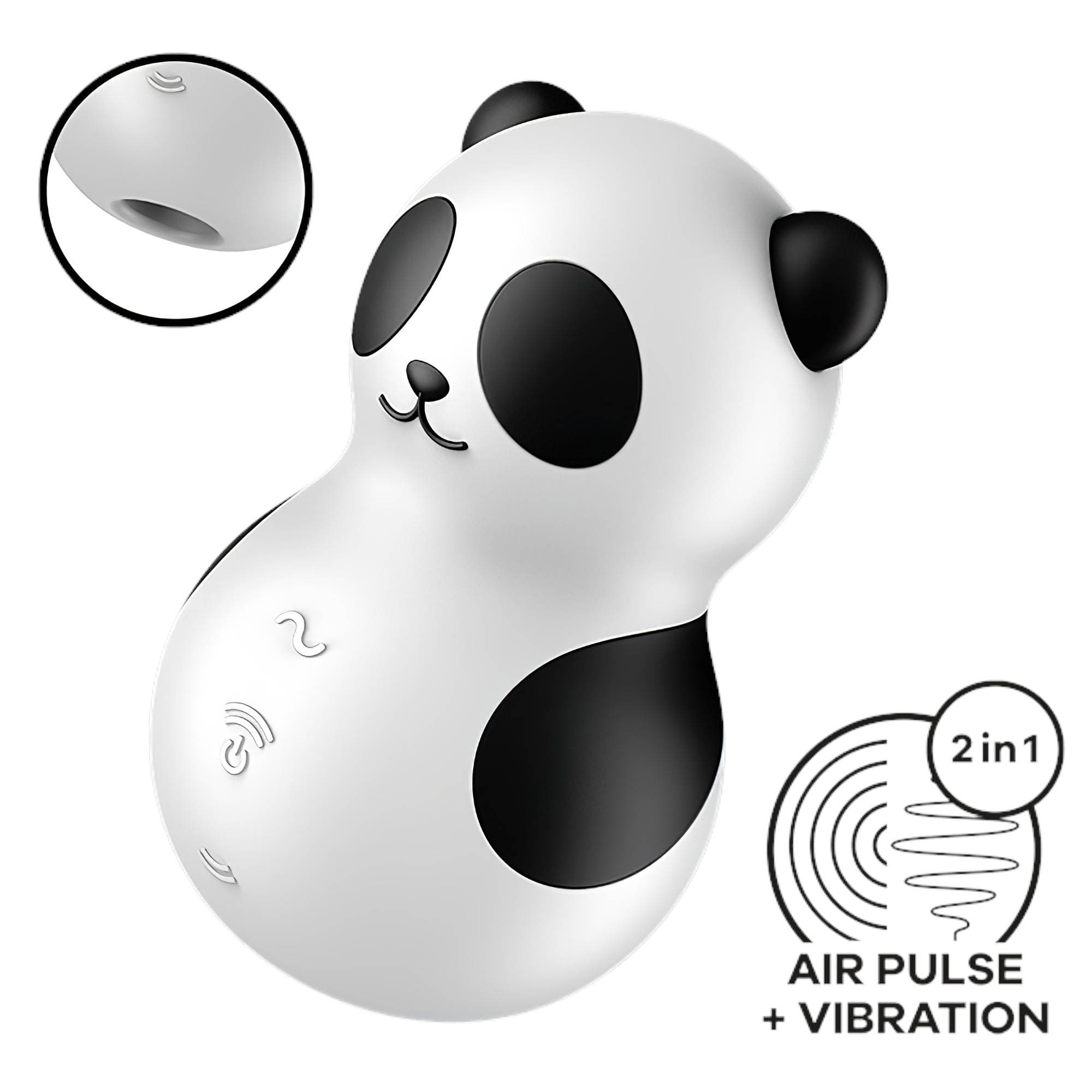 Satisfyer Pocket Panda - léghullámos csiklóizgató #1