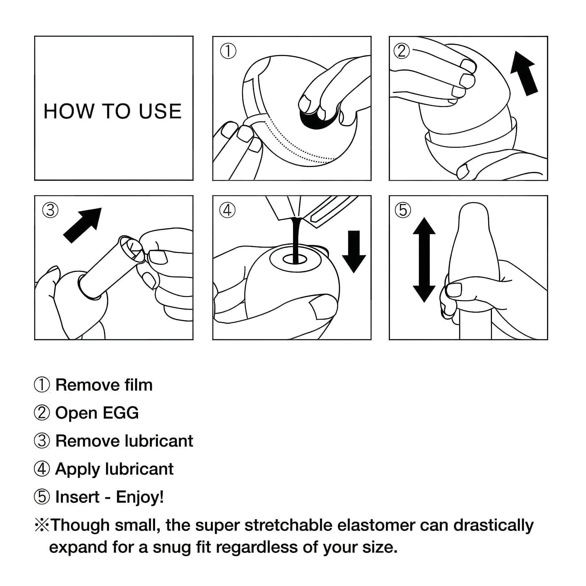 TENGA Egg Brush - tojás maszturbátor #4