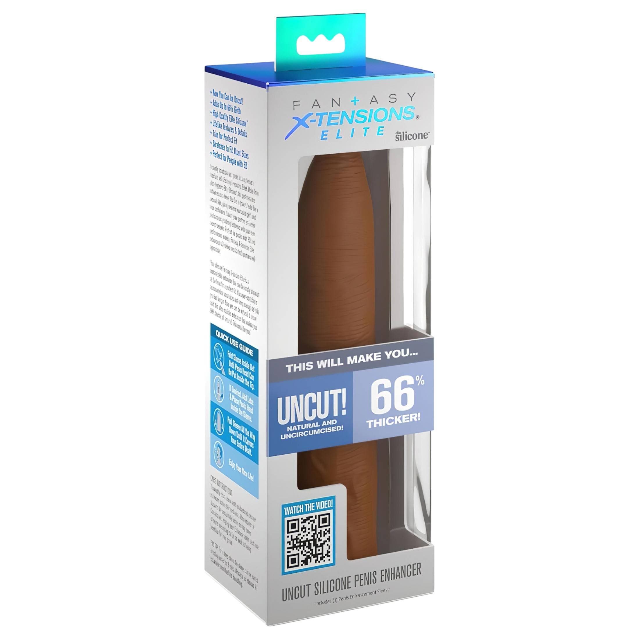 X-TENSION Elite - méretezhető nyitott péniszköpeny #1