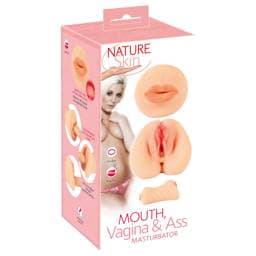 Nature Skin - punci és száj maszturbátor #1