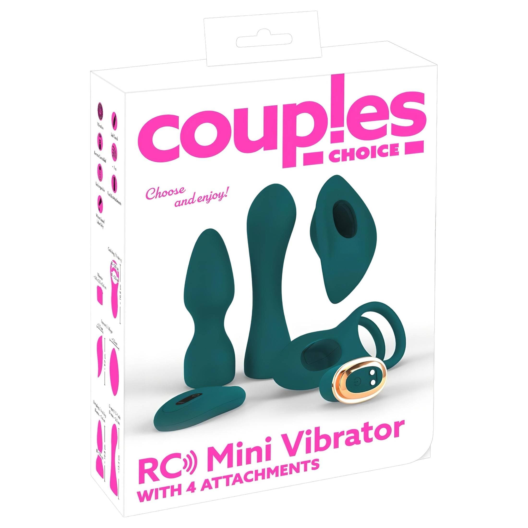Couples Choice - 4in1 variálható távirányítós vibrátor #9