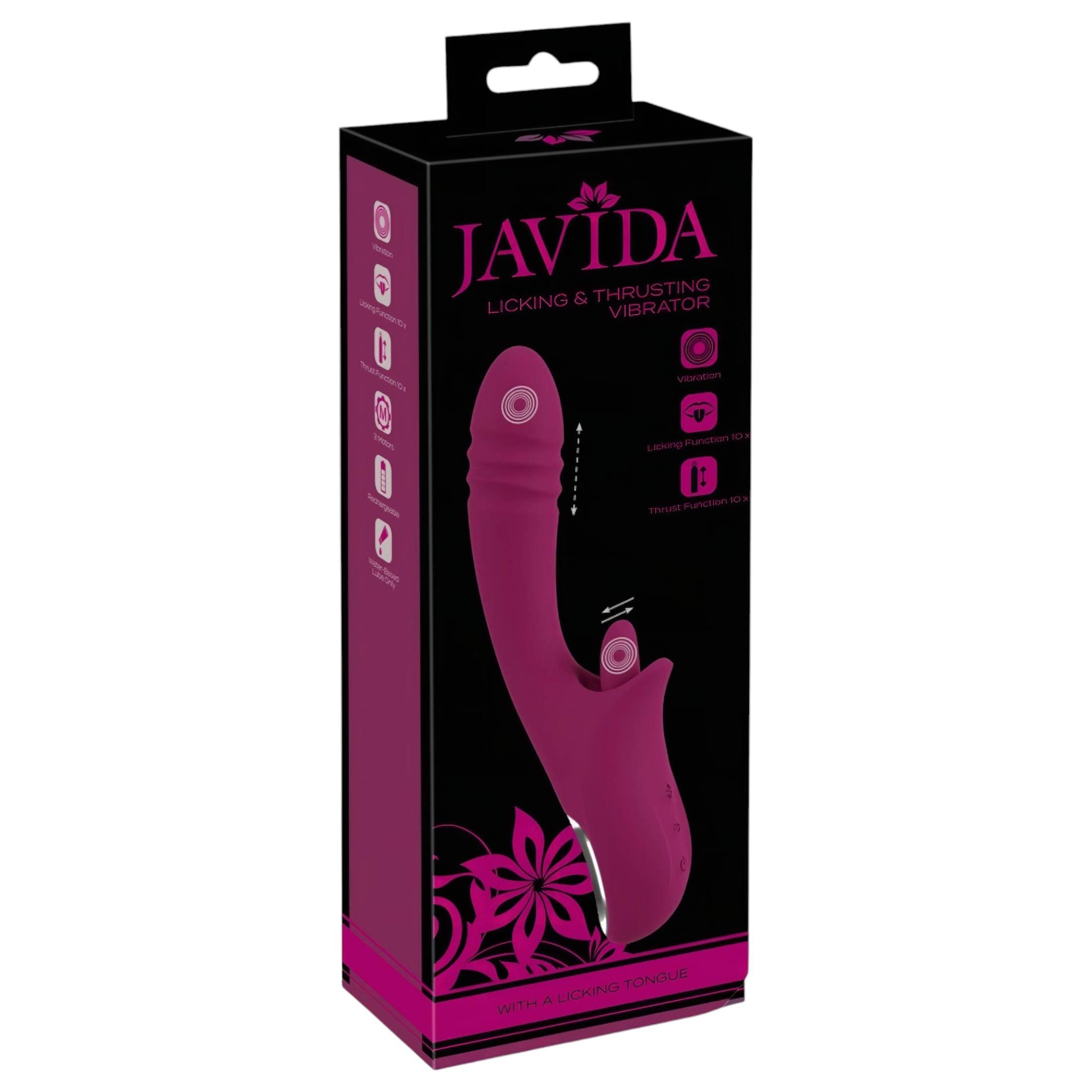 Javida Licking & Thrusting - nyelves lökő vibrátor #9