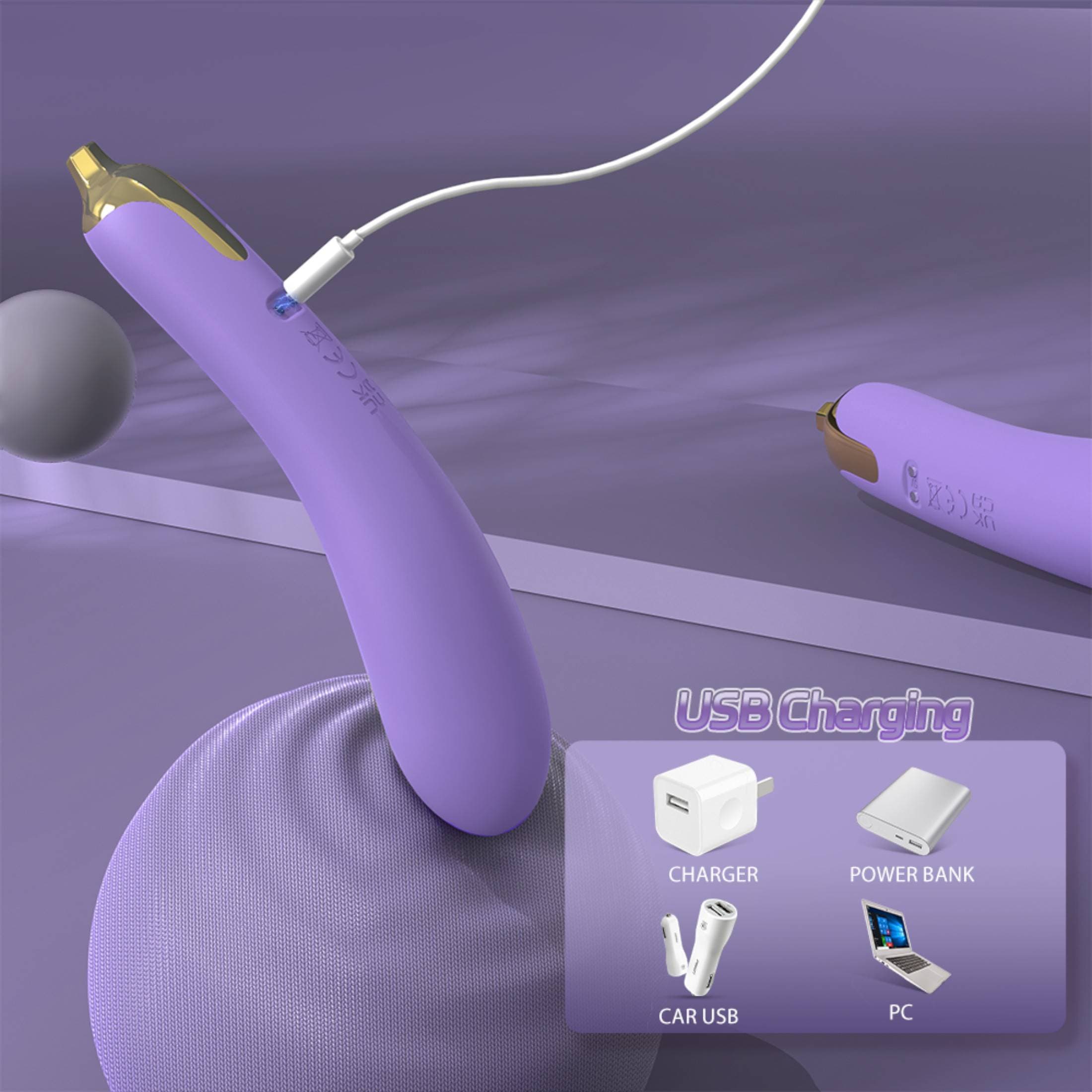 Sex HD - padlizsán vibrátor #3