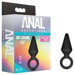 Anal Adventures Platinum S - anál plug (fekete) - kicsi #1