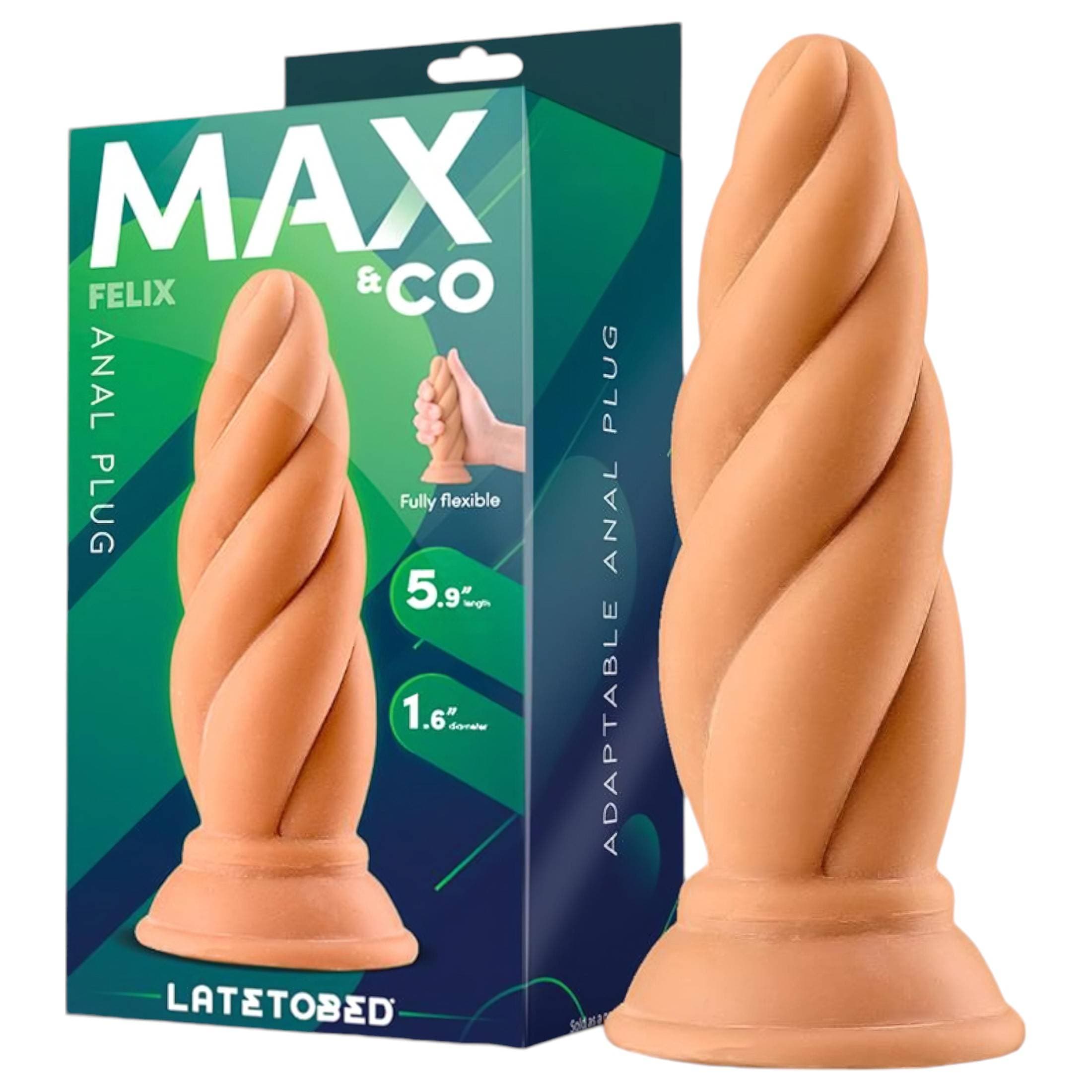 Max & Co Felix - csavaros anál plug - 15cm #2