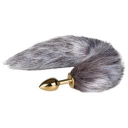 Easytoys Fox NO5 - fém anál plug rókafarokkal #1