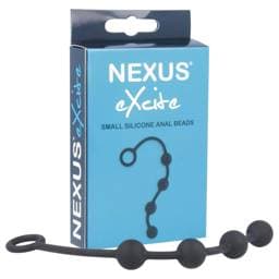 Nexus Excite - 4 gyöngyös anál dildó - fekete #1