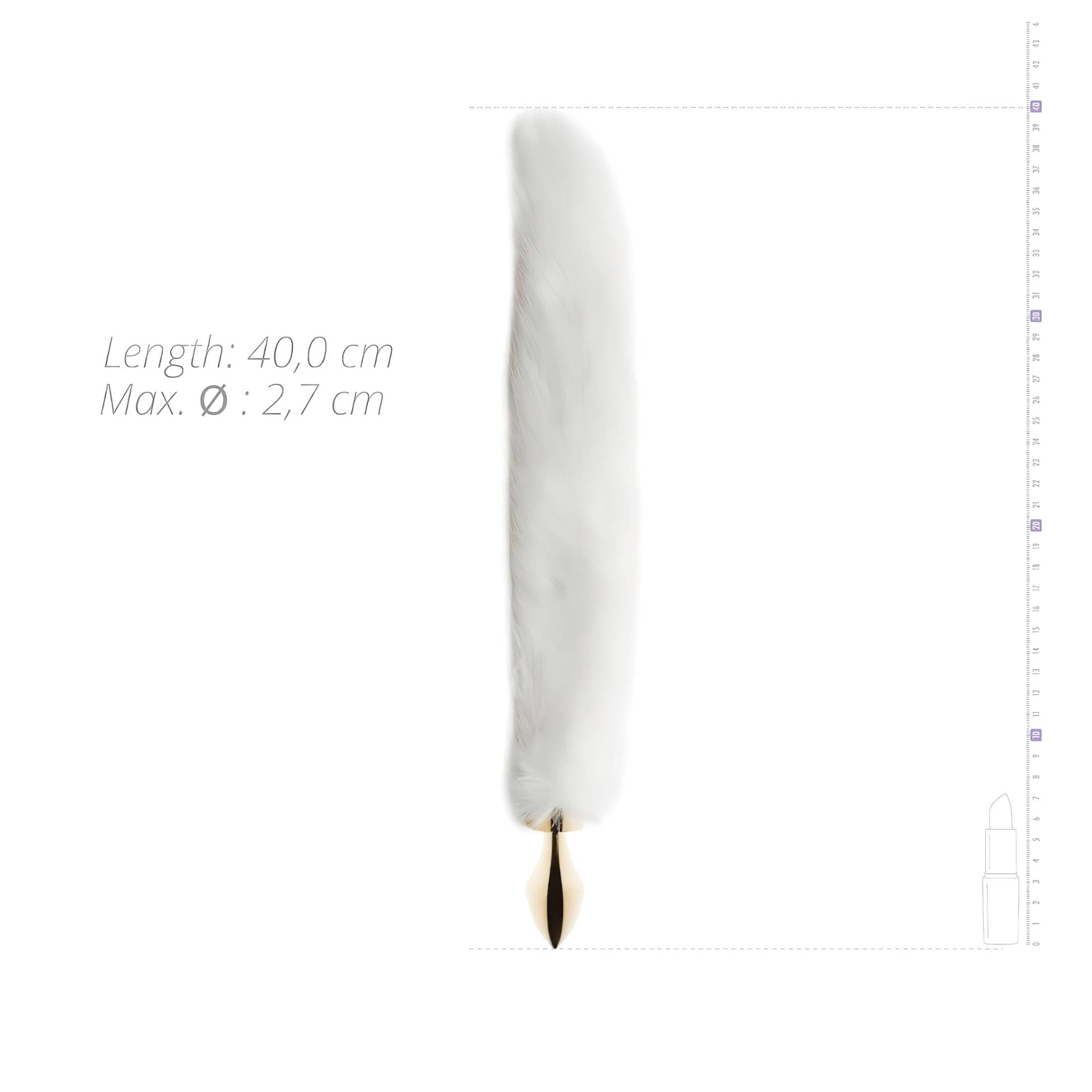 Easytoys Fox NO13 - fém anál plug rókafarokkal #3